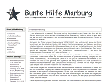 Tablet Screenshot of bunte-hilfe.de